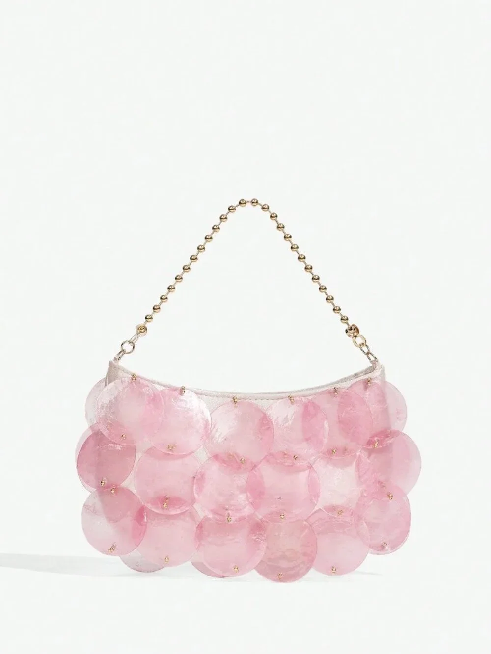 Baby Pink Glamorous Women's Top Handle Bag purse